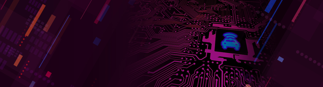 Drawing of a driverless vehicle