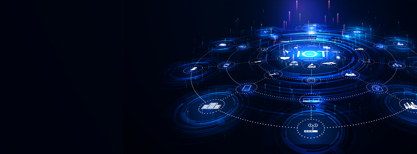 Internet of things devices and connectivity concepts on a network photo
