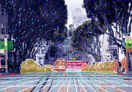 Communication network of transportation image