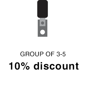 Group of 3-5 10% discount